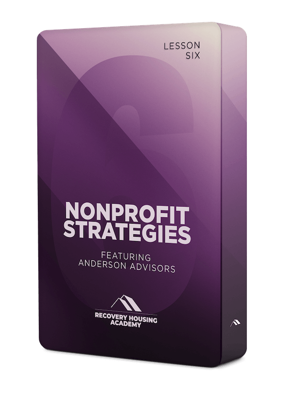 Nonprofit Strategies with Anderson Advisors, Box Mockup