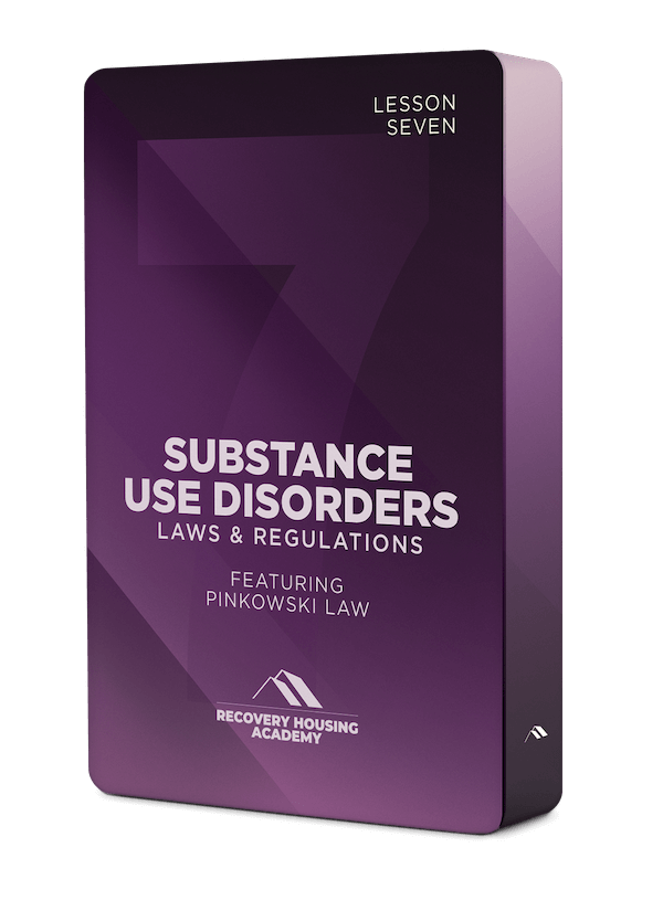 Substance Use Disorders, Legal and Regulations